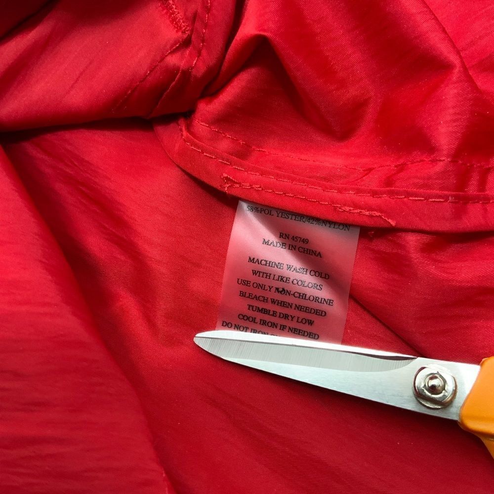 MIFRESIA Red Rain Jacket - Picture 4 of 5